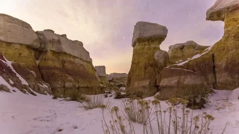 Alien winter Stock Footage 121172510