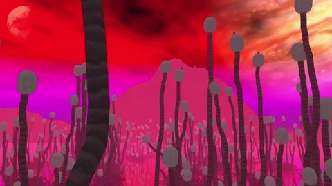 Alien wolrd Stock Footage 306109858