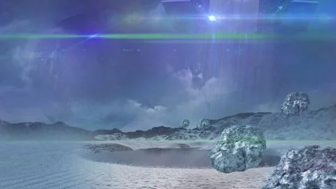 Alien word Stock Illustration