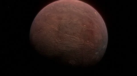 Alien World Flyby Stock Footage 64754179