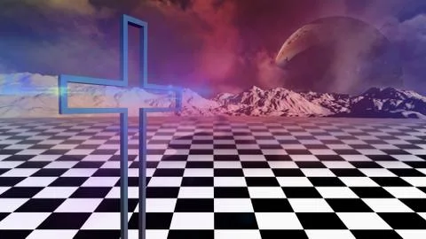 Alien world Stock Illustration