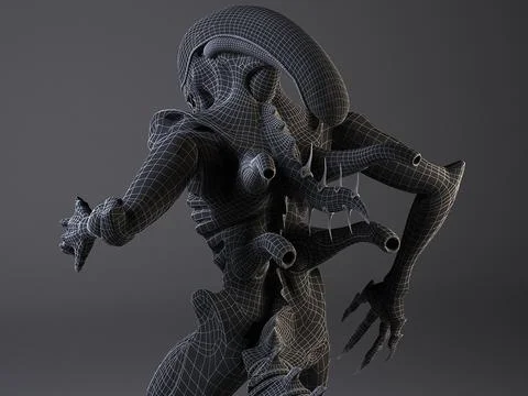 3d Model Alien Xenomorph Rigged Buy Now 96463647 Pond5