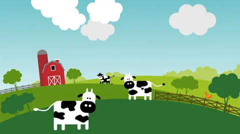 Aliens on the farm. Stock Footage 30445309