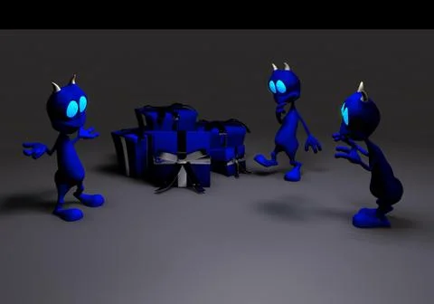 Aliens Illustrazione stock