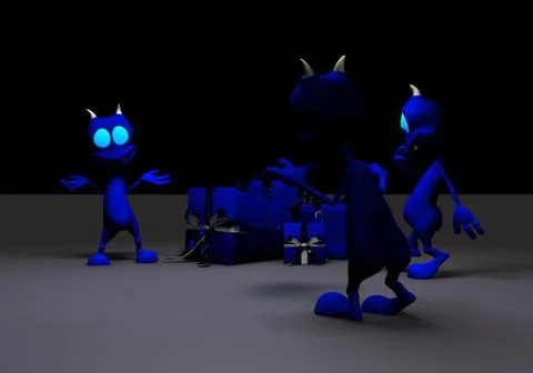 Aliens Stock Illustration