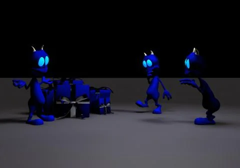 Aliens Illustrazione stock