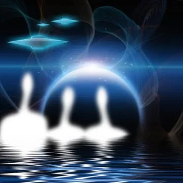 Aliens Stock Illustration