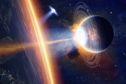 Aliens invasion Stock Illustration