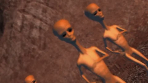 Aliens Running Stock-Footage 78531340