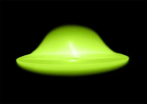 Aliens spaceship Illustrazione stock