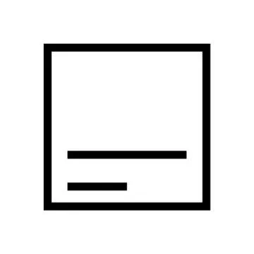 Align Bottom Icon  Stock Illustration