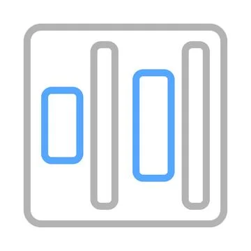 Align center icon. Concept of text formatting, editing, and alignment. Stock Illustration