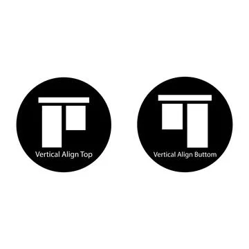 Align icon vector Stock Illustration