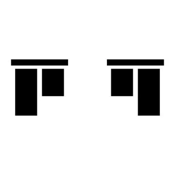 Align icon vector Stock Illustration