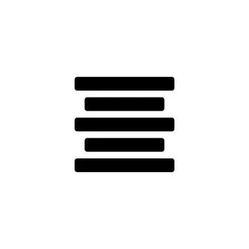 Align icon vector Stock Illustration