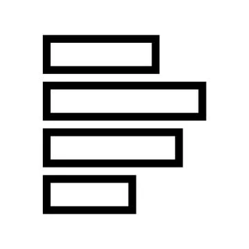 Align Left Icon Stock-Illustration