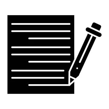 Align right glyph icon Ilustração Stock