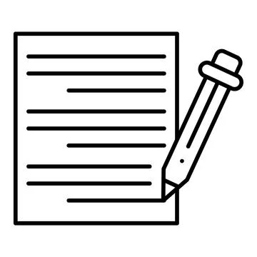 Align right line icon Ilustração Stock