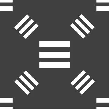 Align text to the width icon sign. Seamless pattern on a gray background. Vec Stock Illustration