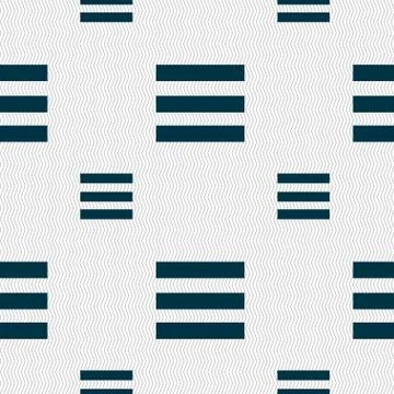 Align text to the width icon sign. Seamless pattern with geometric texture. 스톡 일러스트