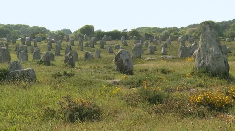 Alignements Carnac 2 Stock Footage 4413423