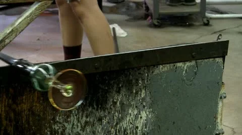 Aligning martini glass base Stock Footage 12301985