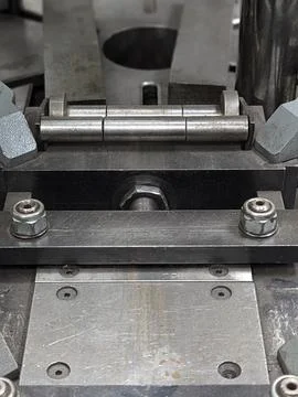 Alignment Aids Shown. Precision Punching And Component Aligning Details. De.. Stock Photos
