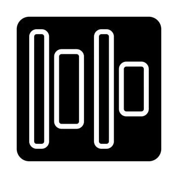 Alignment icon for text editing and formatting. Concept of design, layout, .. Stock Illustration