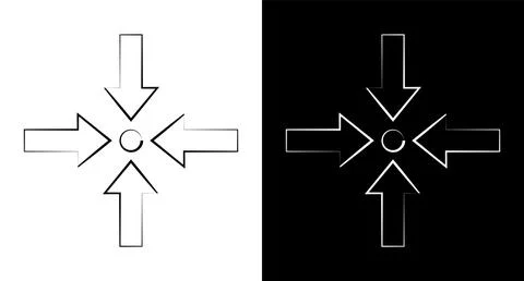 Alignment icon for web, ui, mobile apps. Alignment sign symbol. Stock Illustration