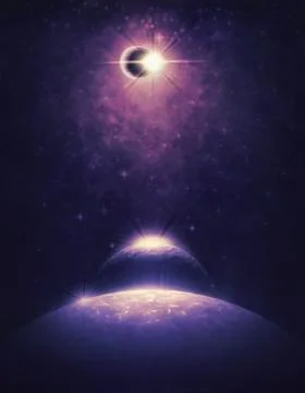 Alignment of Planets Stock Illustration