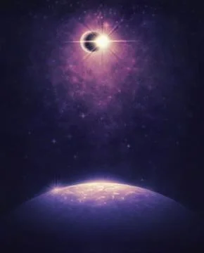 Alignment of Planets Stock Illustration