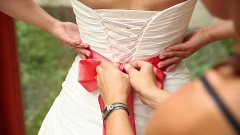 Alignment ribbon bow 動画素材 72122848