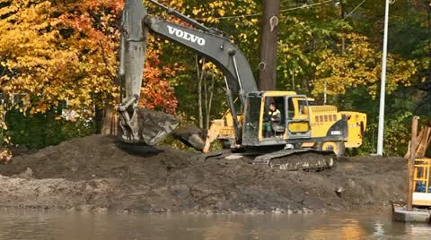Alignment of the shoreline Stock Footage 11245978