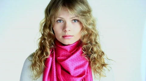 Alina smiling 2-1 Stock Footage 569992