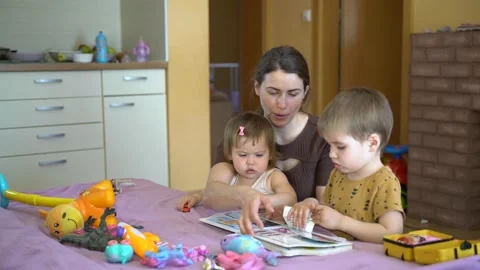 Alisa Olga David book Stock Footage 236407724