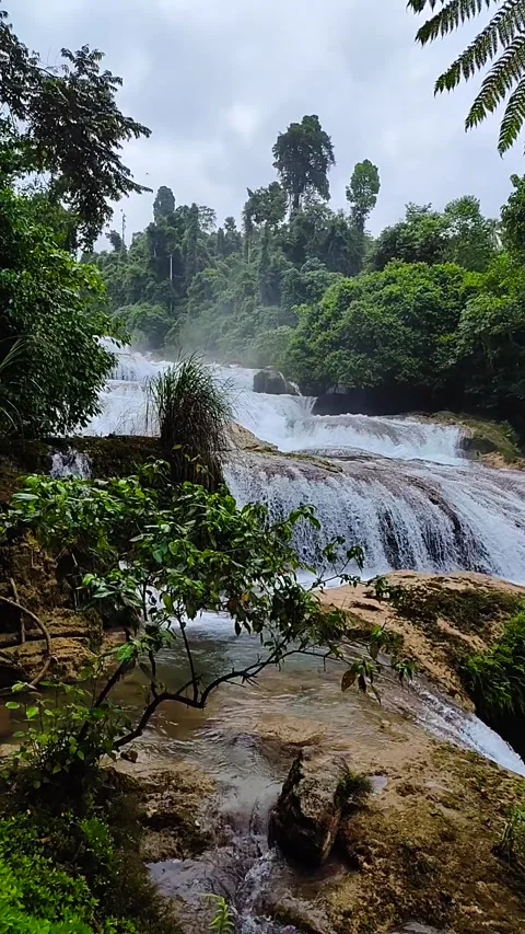 Aliwagwag Falls in the Philippines. Stock Footage 265606624