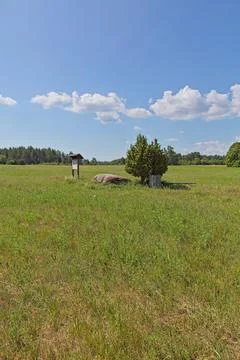 Aljava Ukukivi (Offering stone of Uku). Stock Photos