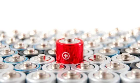 Alkaline batteries AAA Stock Photos