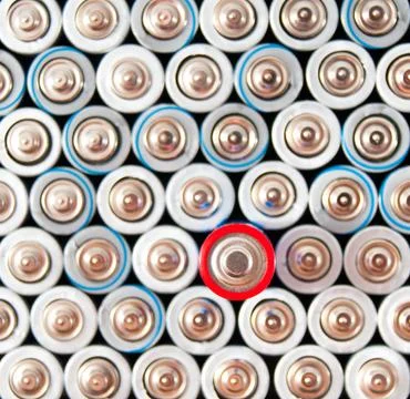 Alkaline batteries AAA Stock Photos