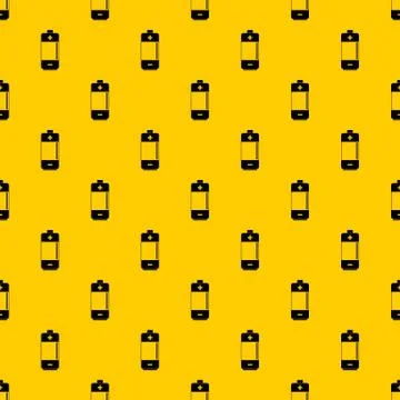 Alkaline battery pattern vector Illustrazione stock