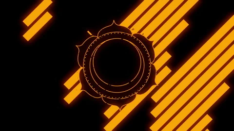 All 7 chakras animation pack on black background. Stock Footage 282052365