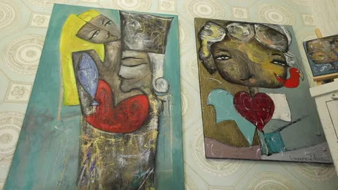 All about art Stock Footage 146585080