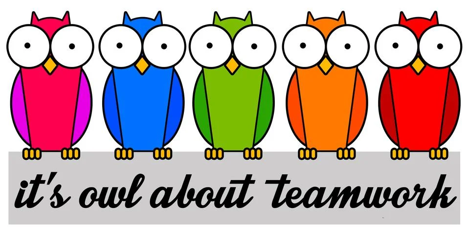 All about teamwork Stock Illustration