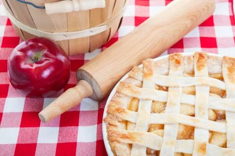 All american apple pie Stock Photos