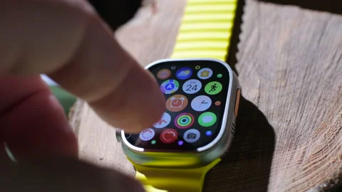 All apps home screen with Activity contr... | Stock Video | Pond5