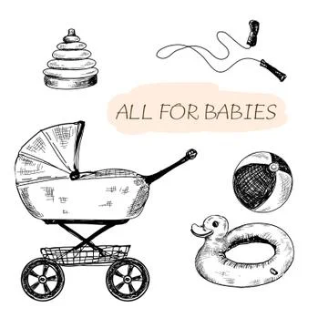 All for babies Stock Illustration
