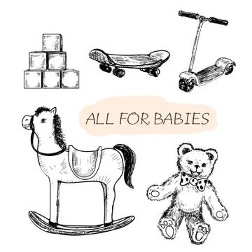 All for babies Stock Illustration