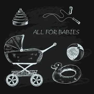 All for babies Stock Illustration