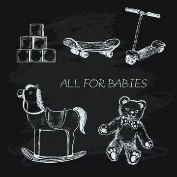 All for babies Stock Illustration