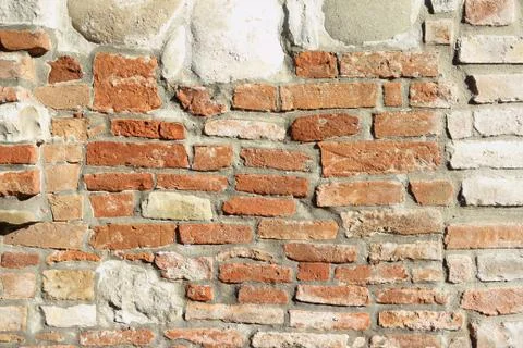 All brick wall orizontal Stock Photos